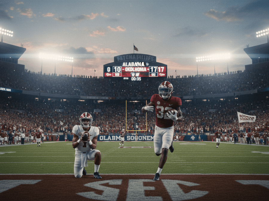 alabama crimson tide football vs oklahoma sooners football stats