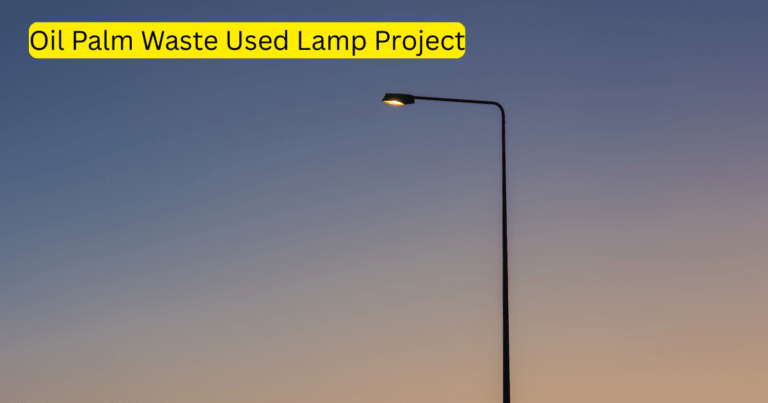 Oil Palm Waste Used Lamp Project
