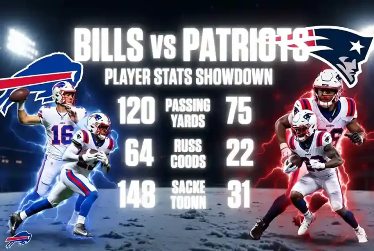 Buffalo Bills vs New England Patriots Match Player Stats