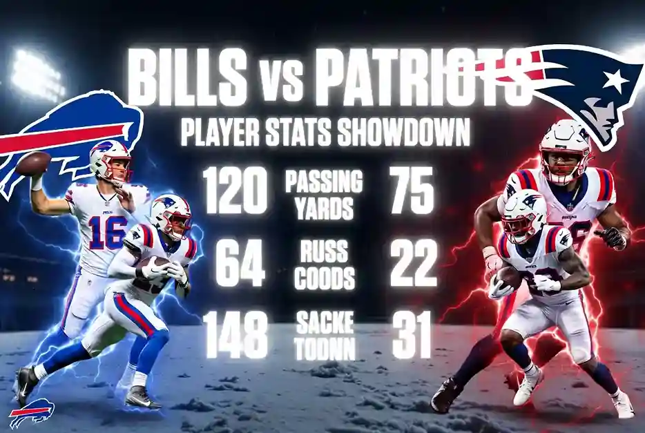 Buffalo Bills vs New England Patriots Match Player Stats