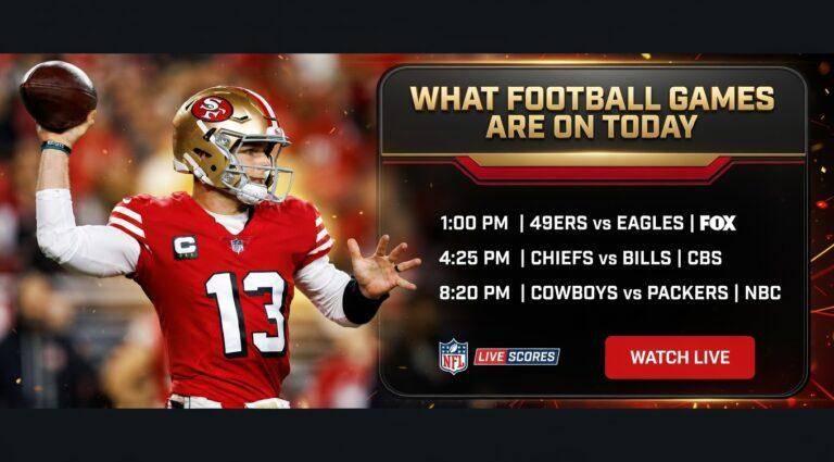 What Football Games Are on Today
