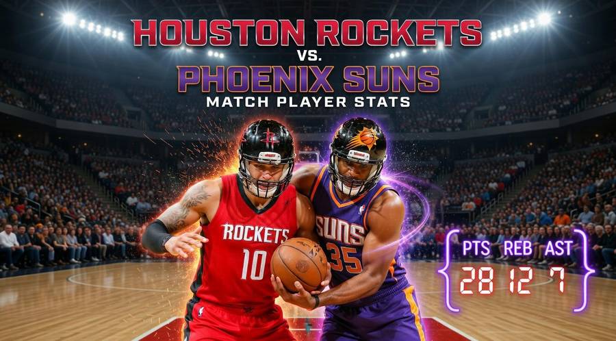 Houston Rockets vs Phoenix Suns Match Player Stats