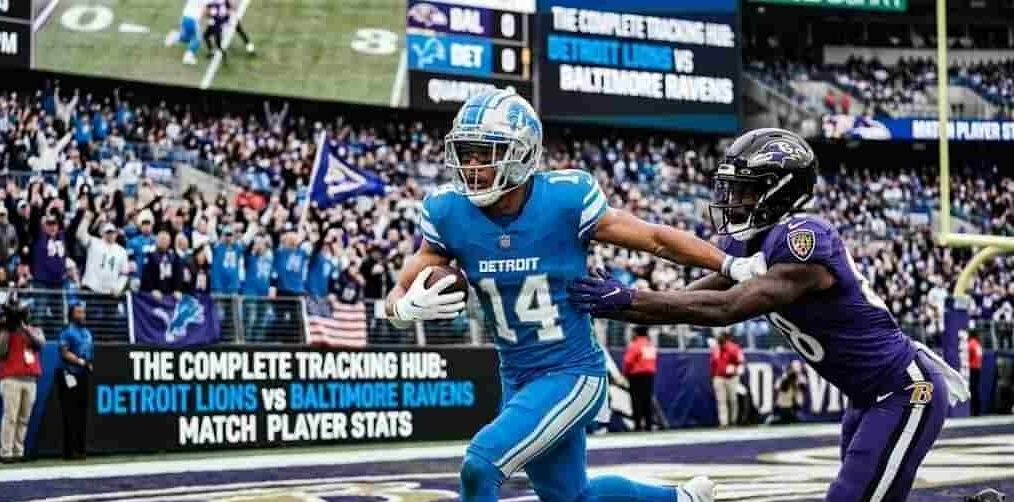 Detroit Lions vs Baltimore Ravens Match Player Stats