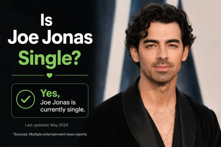 Is Joe Jonas Single