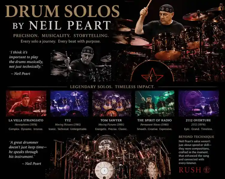 drum solos by neil peart